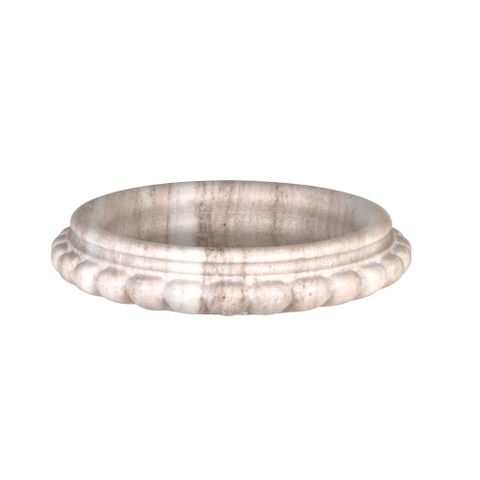 Jaipur Marble Bowl in Brown - 46cm - Notbrand