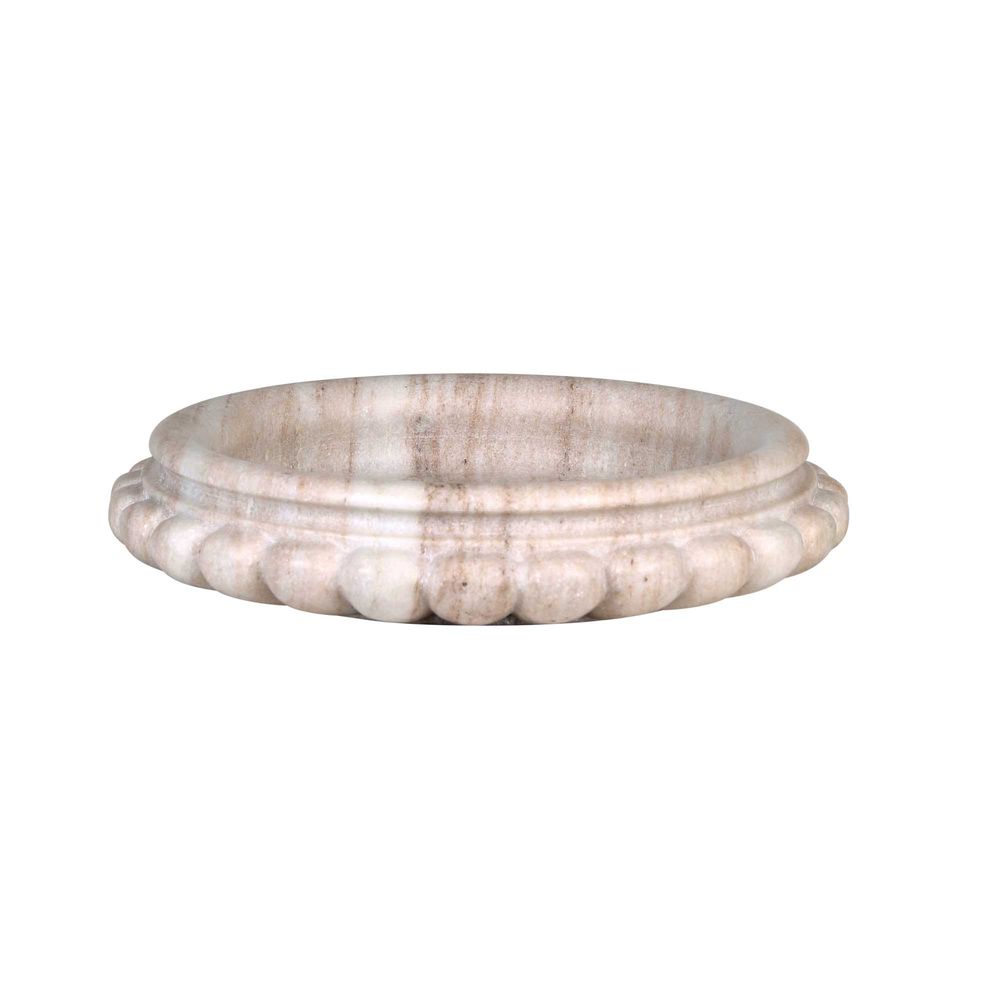 Jaipur Marble Bowl in Brown - 46cm - Notbrand