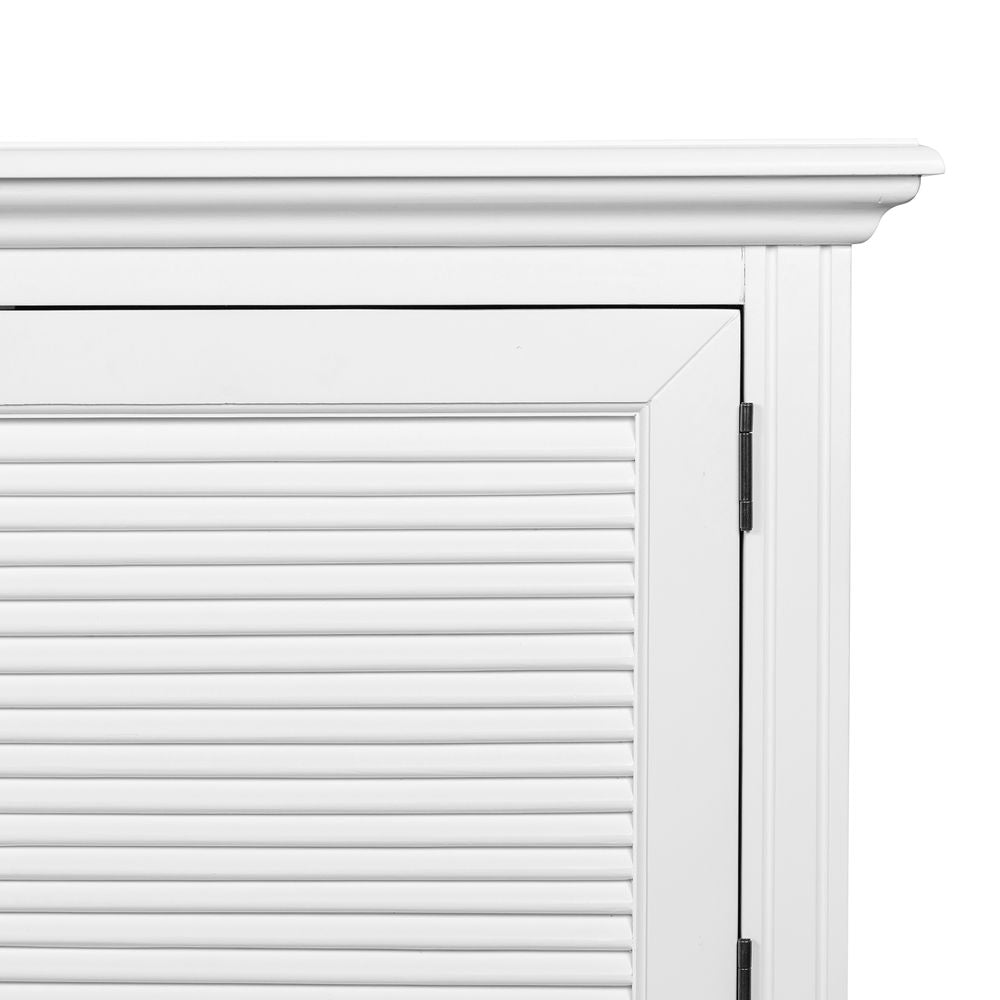West Beach Hamptons Entertainment Unit in White - Small - Notbrand