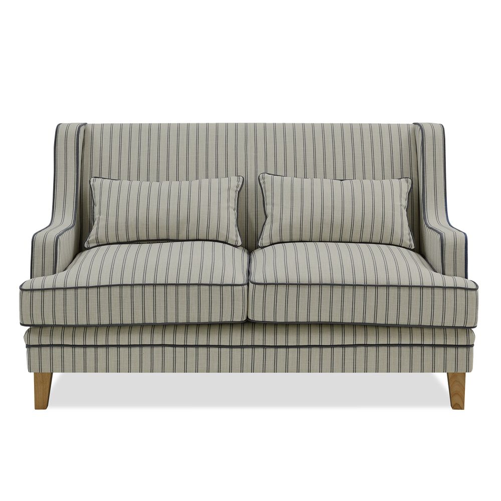 Bondi Double Stripe Sofa in Beige - 2 Seater - Notbrand