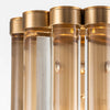 Kobe Iron & Glass Wall Light in Brass - Large - Notbrand
