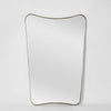 Royale Metal Framed Wall Mirror in Gold - Small - Notbrand
