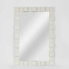 Monument MDF Framed Wall Mirror - White - Notbrand