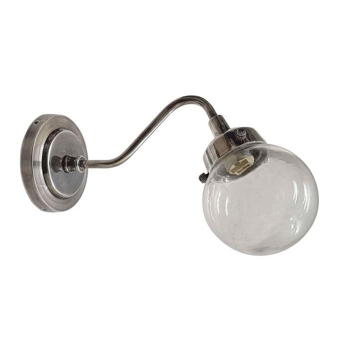 Beacon Brass Outdoor Wall Lamp - Antique Silver - Notbrand