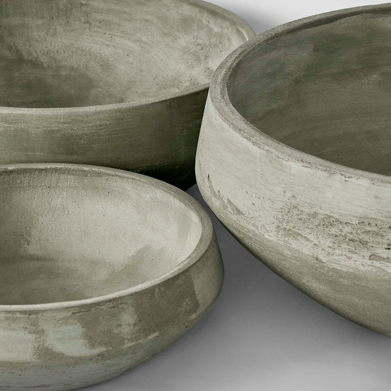 Set of 3 Landis Planter Bowl - Grey - Notbrand