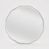 Camille Scallop Wall Mirror in Gold - Small - Notbrand