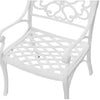 Set of 5 Marco Outdoor Dining Table with Chairs - White - Notbrand