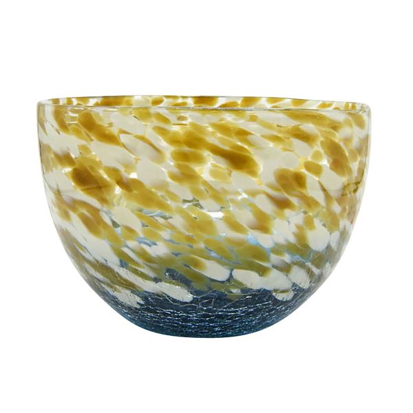 Set of 2 Amber Sheridan Glass Bowl - Blue & White - Notbrand