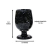 Pinot Marble Wine Glasses in Black - Set of 2 - Notbrand