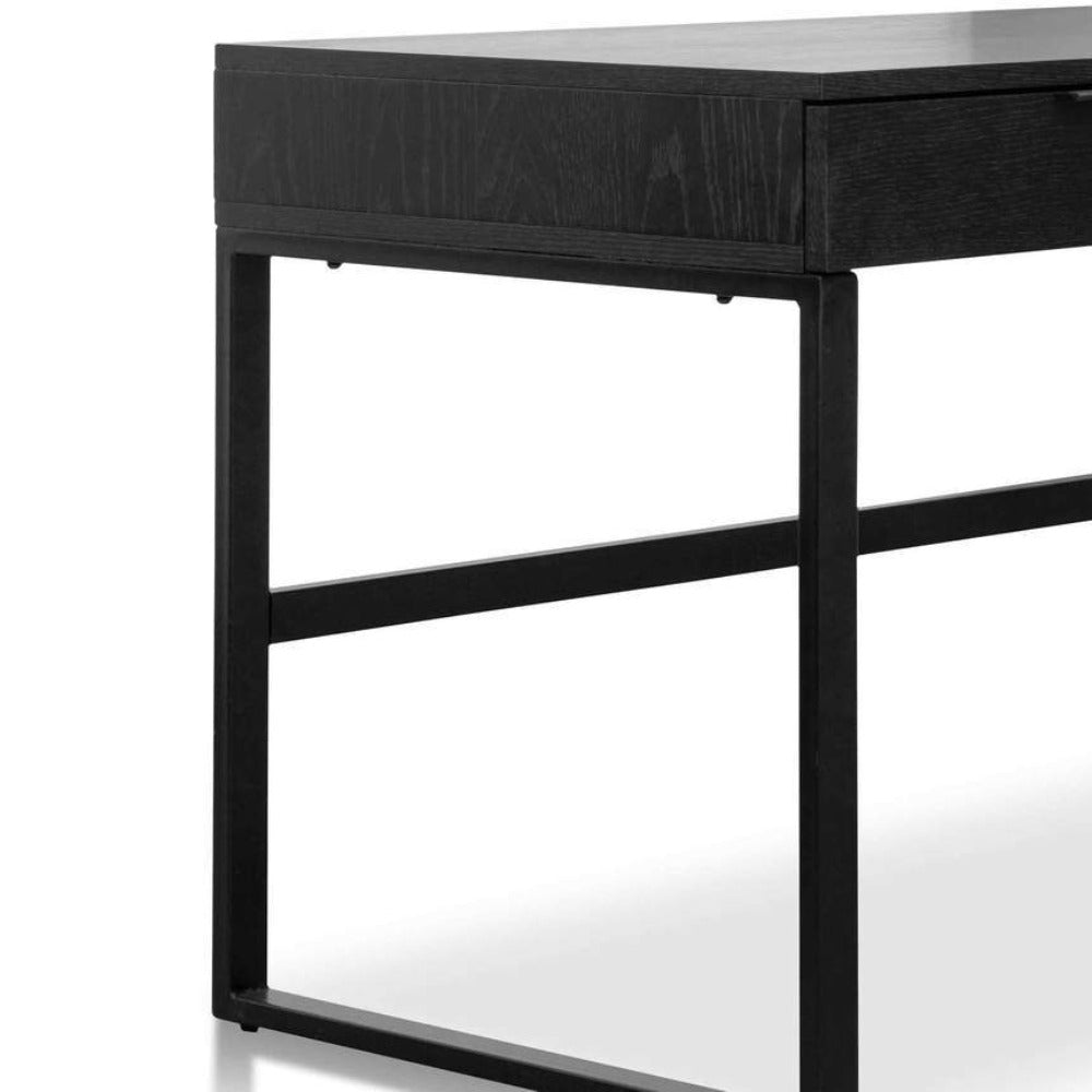 120cm Home Office Desk - Black - Notbrand