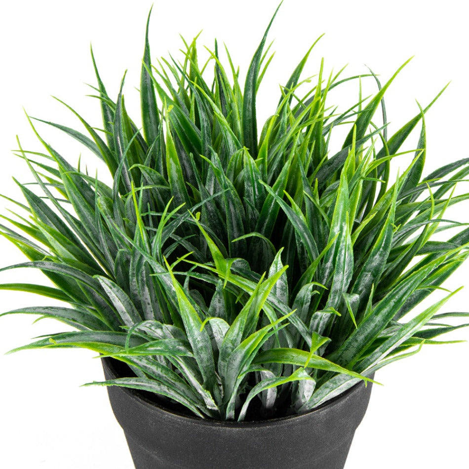 Ponytail Grass Artificial Potted Plant - 18cm - Notbrand