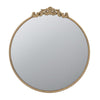 Baroque Gold Round Mirror - Notbrand