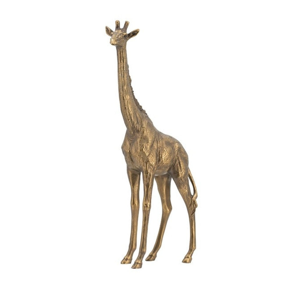 Savanna Polyresin Giraffe Statue - Gold - Notbrand