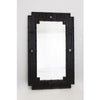 Lottie Timber Wall Mirror – Black - Notbrand
