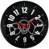 NeXtime Modern Gear Wall Clock 36cm Black - Notbrand