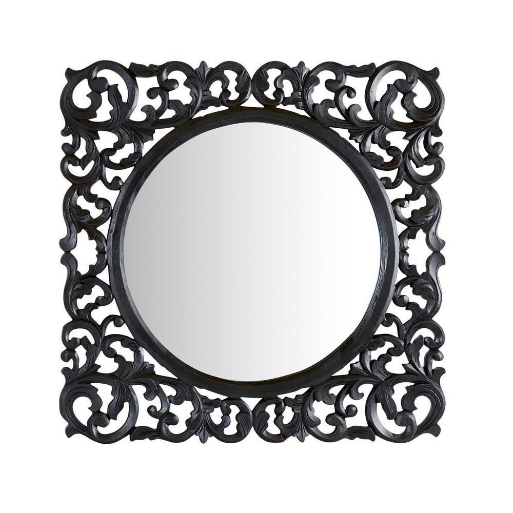 Astawa Lattice Mirror - Black - Notbrand