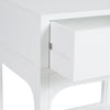 Arco Poplar Bedside Table - White - Notbrand