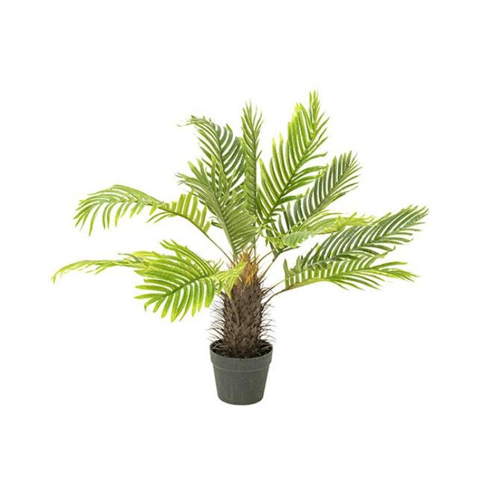 Artificial Palm Leaf Fern Potted Plant - Green NotBrand