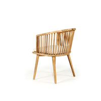 Hozha Teak Wood Dining Chair – Natural - Notbrand