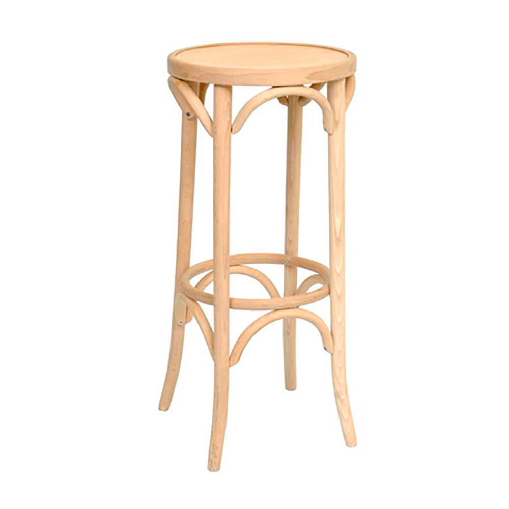 Bentwood Set of 2 Timber Stool in Natural - 800H - Notbrand