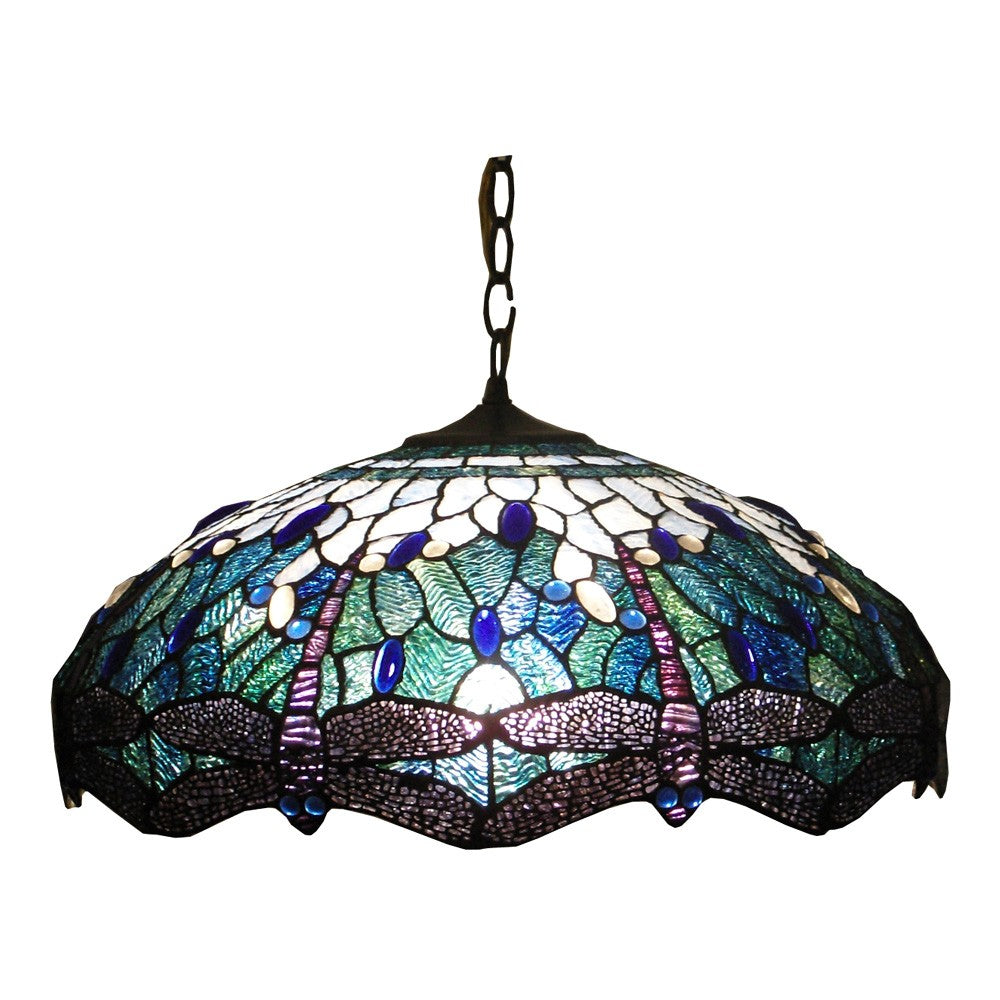 Blue Dasher Tiffany Style Pendant Lamp - Notbrand