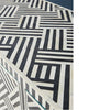 Shirlee Bone Inlay Entertainment Unit Stripe Design - Notbrand