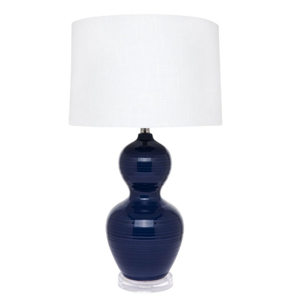 Bronte Table Lamp - High Gloss Blue - Notbrand