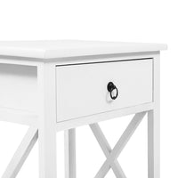 Blisk 1 Drawer Bedside Tables Set - 2 Pieces - Notbrand