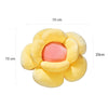 Double Flower Shaped Cushion - Yellow - Notbrand