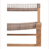 Earine Teak Wood Dining Chair - Washed Grey - Notbrand