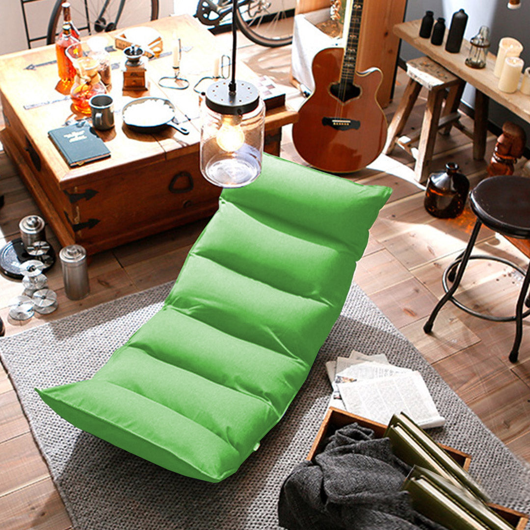 Floor Recliner Leather Chair - Green - Notbrand