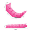 Floor Recliner Leather Chair - Pink - Notbrand