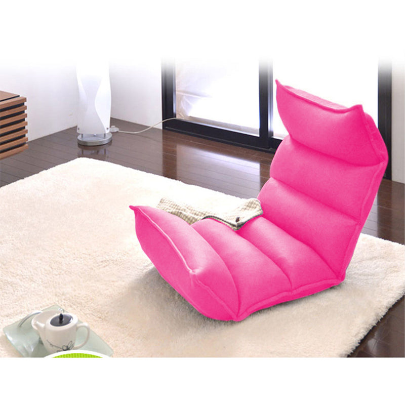 Floor Recliner Leather Chair - Pink - Notbrand