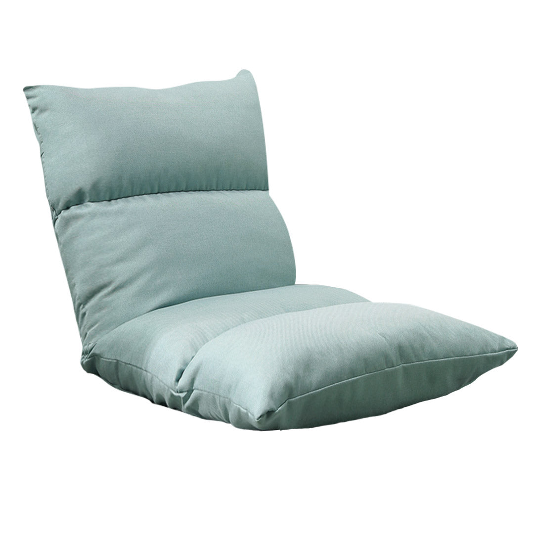 Foldable Floor Recliner Lazy Sofa - Mint Green - Notbrand