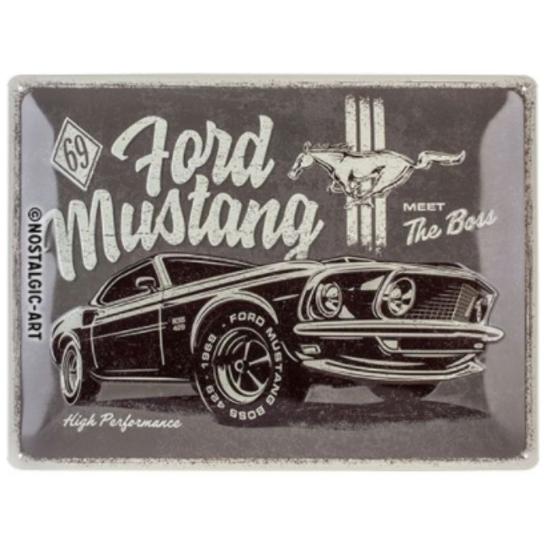 Ford Mustang Large Sign - Meet The Boss - NotBrand