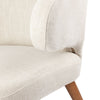 Harlow Natural Oak Dining Chair - Natural Linen - Notbrand