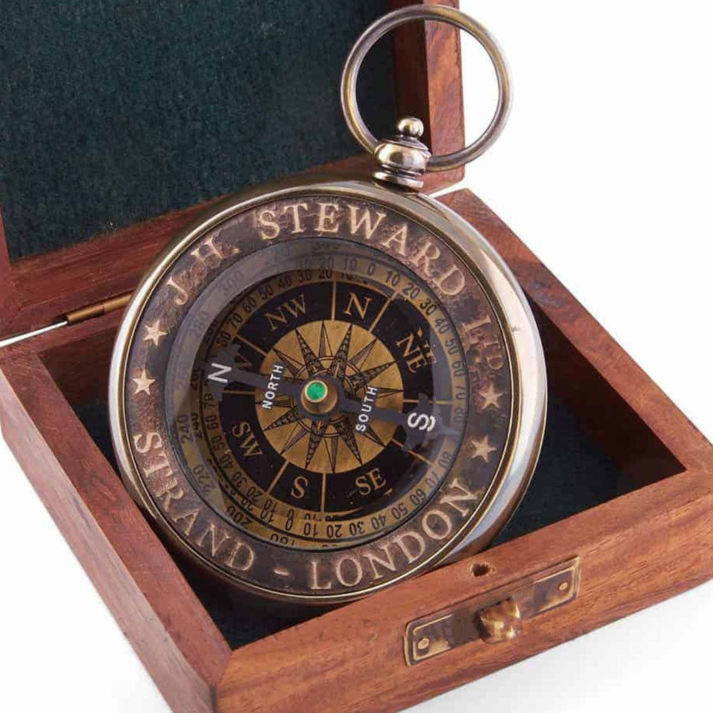J H Steward 70mm Portable Compass - Notbrand