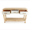 Justus Rattan Console Table - Three Drawer - Notbrand