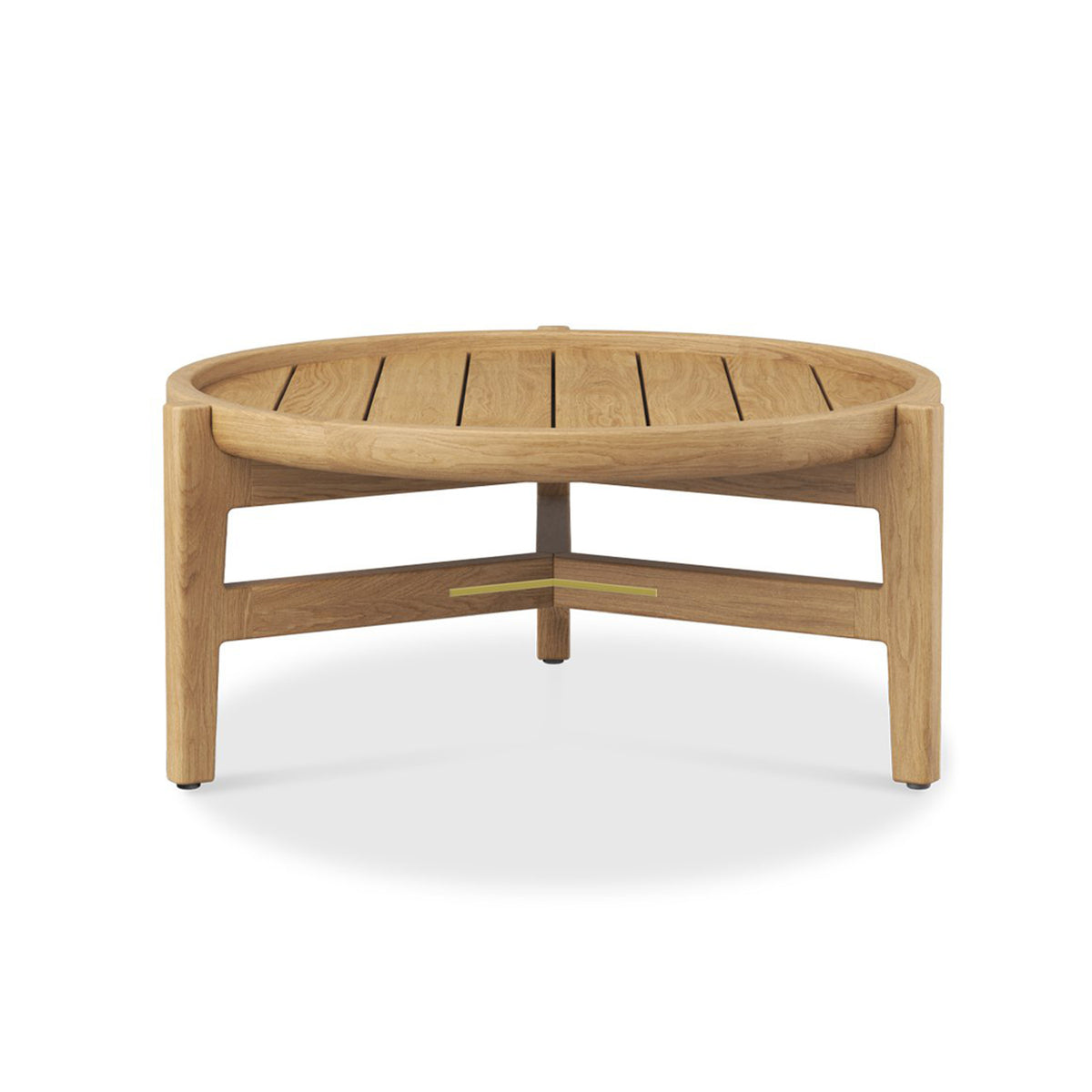 Sarod Low Round Outdoor Coffee Table – 60cm - Notbrand