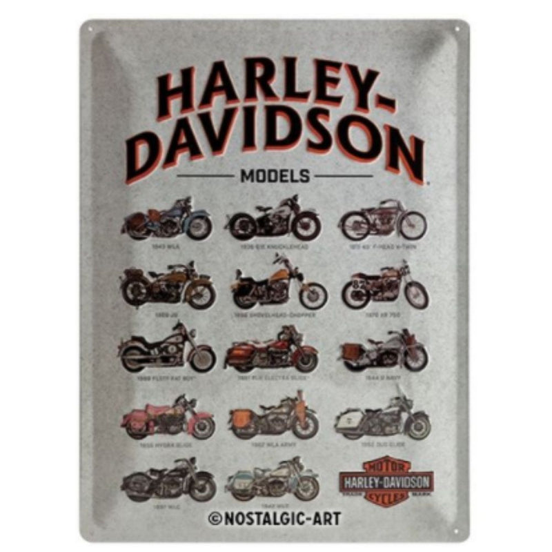 Model Chart Harley-Davidson - NotBrand