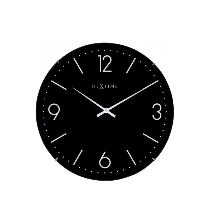 NeXtime Basic Dome Wall Clock - Black - Notbrand
