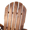 Gardeon Wagon Wheels Rocking Chair - Brown - Notbrand