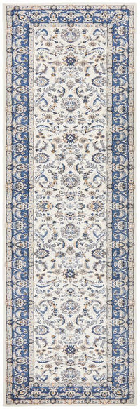 Palace Aisha Oriental Rug White Blue - Notbrand