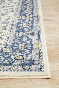 Palace Aisha Oriental Rug White Blue - Notbrand