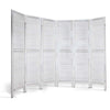 Miltiades 6 Panel Room Divider Privacy - White - Notbrand