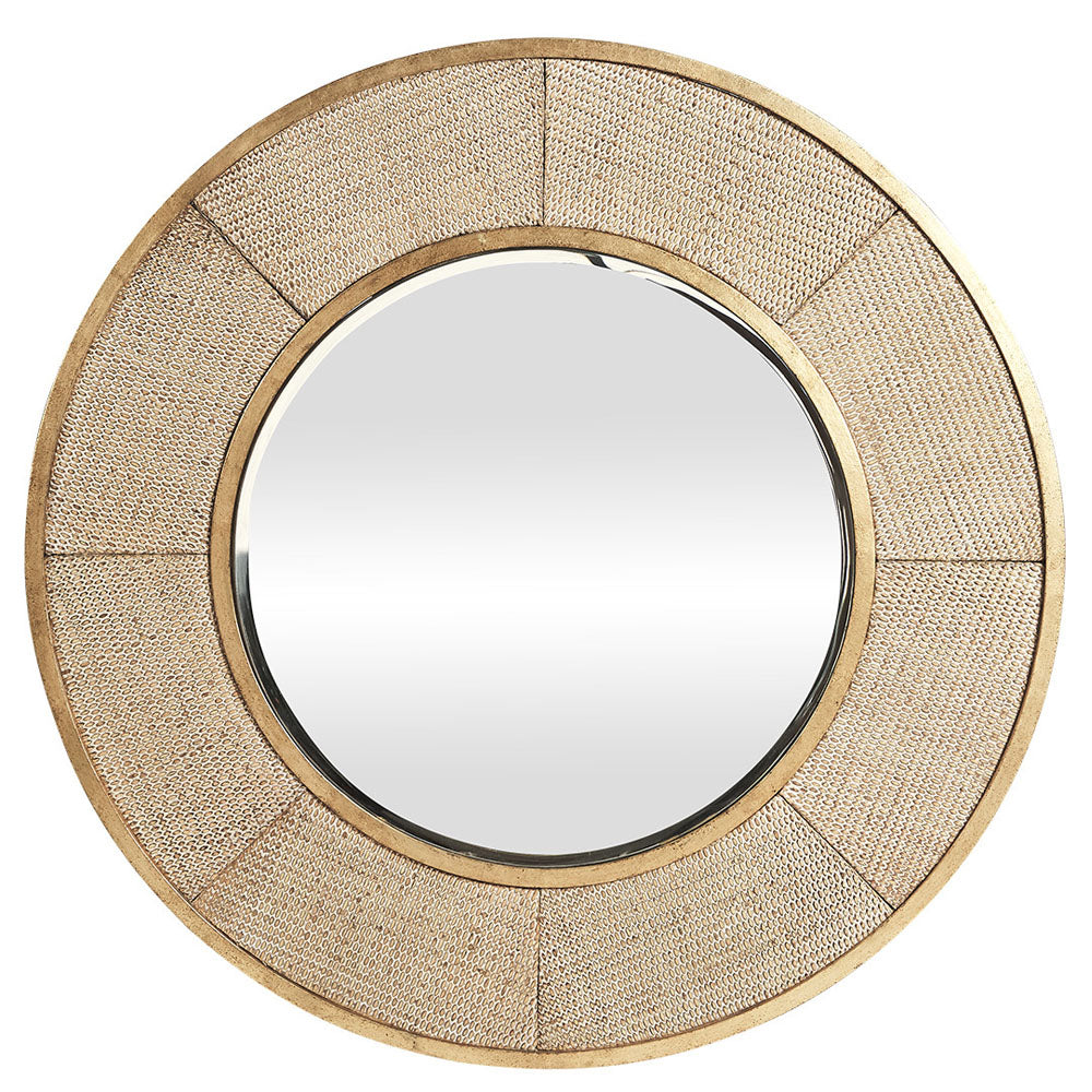 Raffles Round Mirror Gold - Notbrand