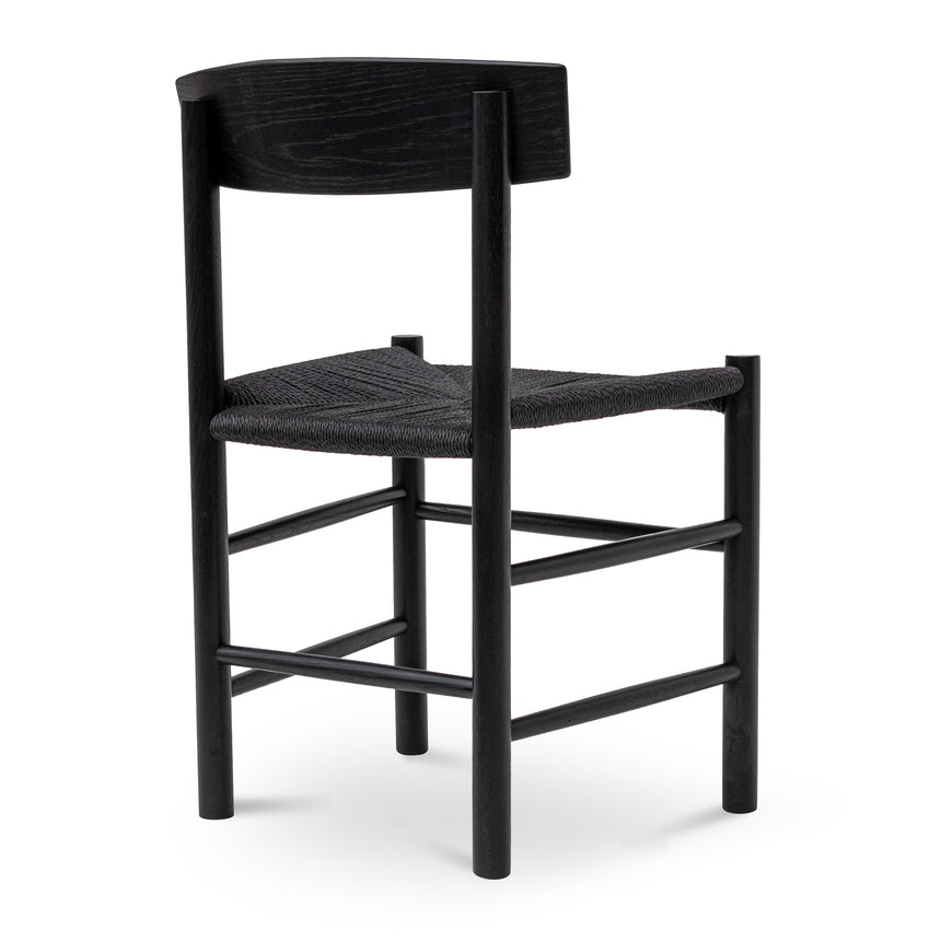 Set of 2 Klumeux Rattan Dining Chair - Full Black - Notbrand