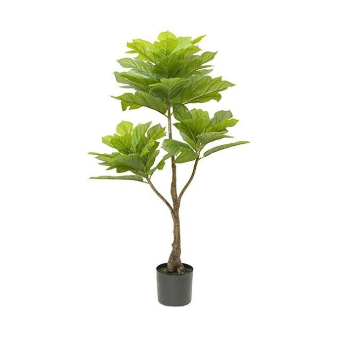 Real Touch 3 Head Palm Tree Potted - Green - NotBrand