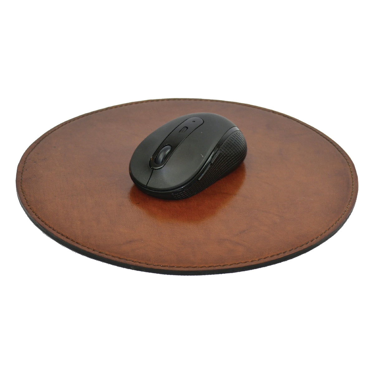 Round Leather Mouse Mat - Notbrand