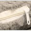 Siamese Fluff Cushion With Buffalo Ears - Grey - Notbrand